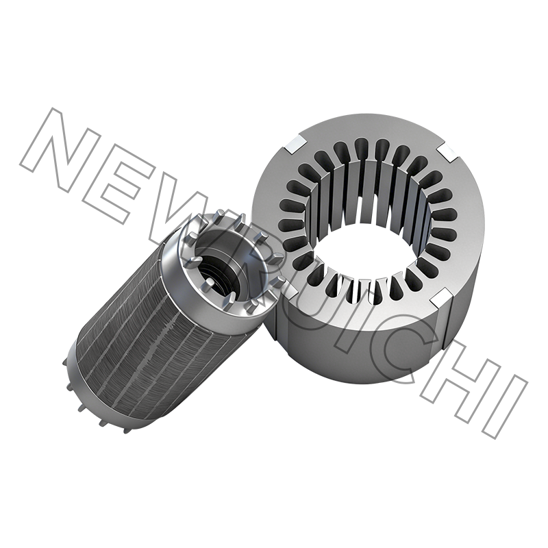 AC 모터 고정자 및 회전자 코어 어셈블리